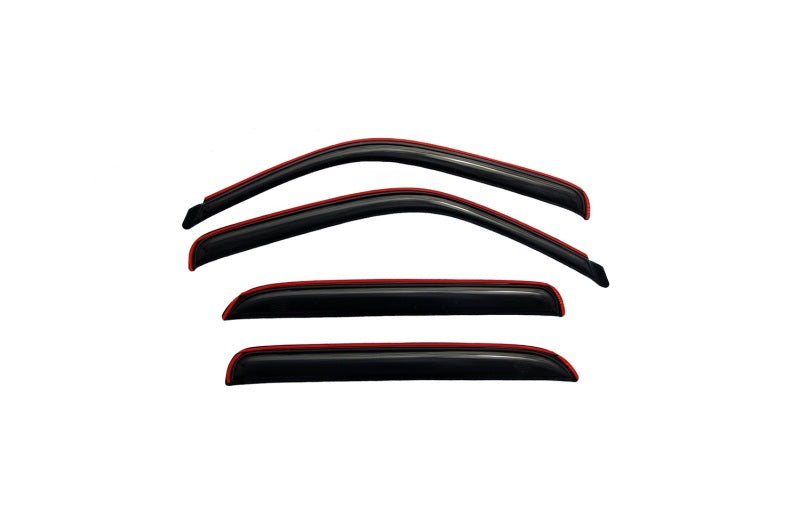 2002-2006 Escalade EXT Ventvisor In-Channel Front and Rear Window Deflectors Smoke 4-Piece | Dirty Garage