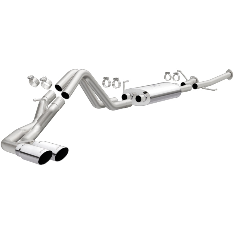 2014-2021 Tundra V8 4.6L 5.7L Stainless Steel Cat-Back Exhaust Dual Same Side Passenger Rear Tire | Dirty Garage
