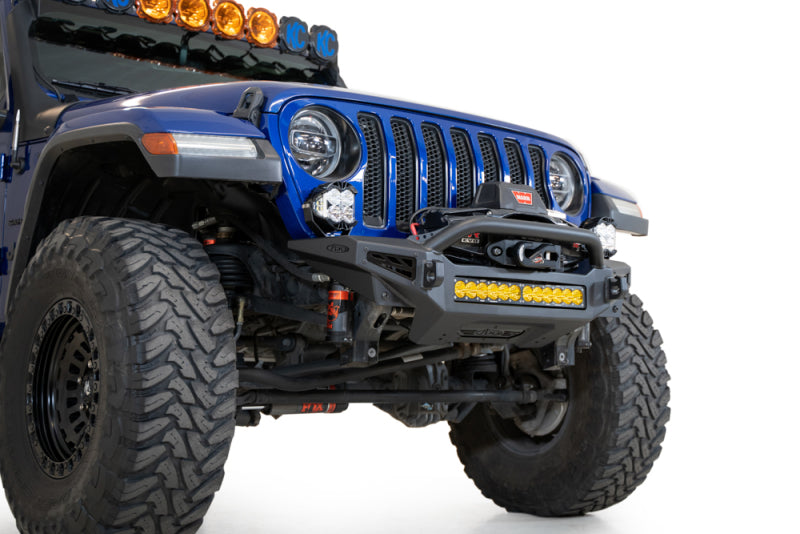 2018-2023 JL JT Rock Fighter Front Bumper - View 2 | Dirty Garage