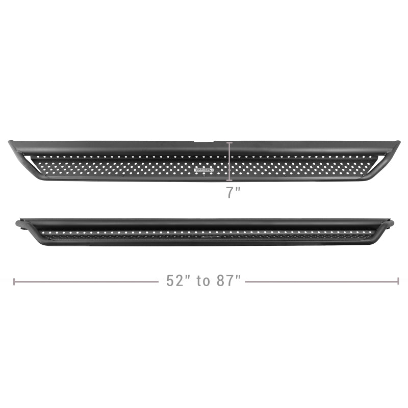 Go Rhino Dominator Extreme D1 Side Steps - Tex Blk - 87in - View 15 | Dirty Garage