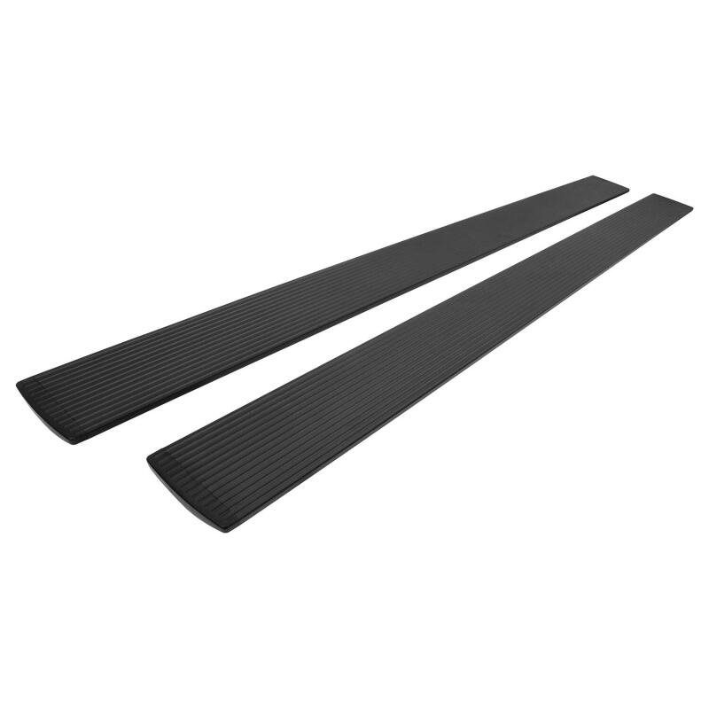 2019-2026 RAM 1500 Crew Cab Pro-E Series Black Powered Running Boards | Dirty Garage