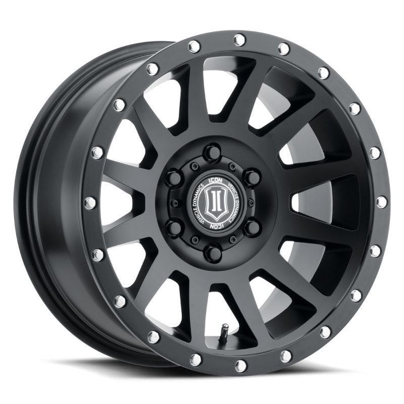 Universal Compression 17x8.5 6x5.5 0mm Offset 4.75" BS 106.1mm Bore Satin Black Wheel | Dirty Garage