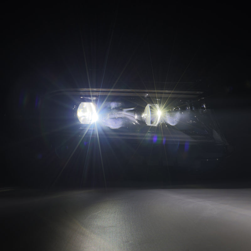 2015-2023 Charger Luxx-Series LED Projector Alpha-Black Headlights Active Light Sequential Signal Switchback DRL - View 4 | Dirty Garage