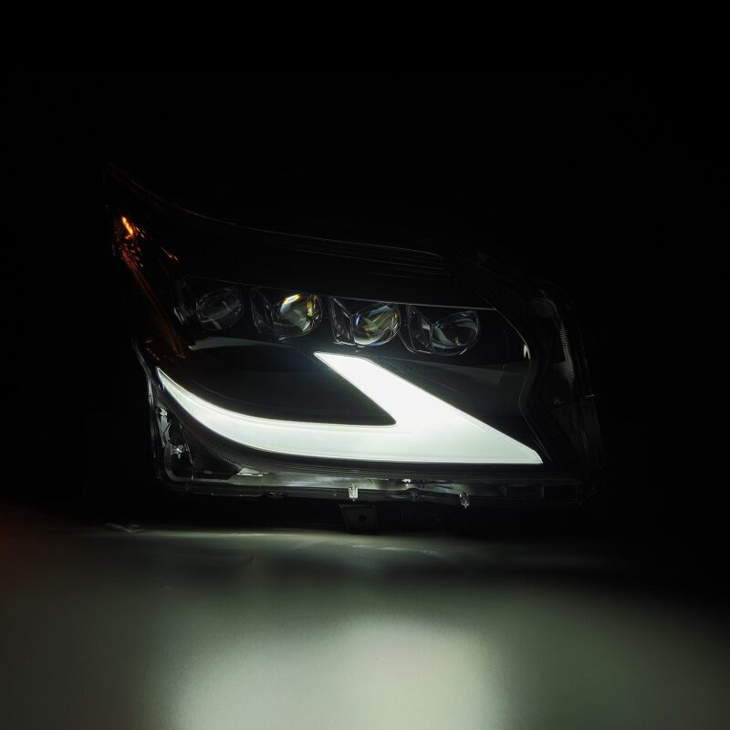 2014-2023 Lexus GX460 Nova-Series LED Projector Alpha-Black Headlights Active Light Sequential Signal - View 3 | Dirty Garage