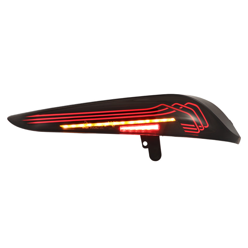 2020-2024 Supra Luxx-Series Laser Style LED Tail Lights Alpha-Black - View 3 | Dirty Garage