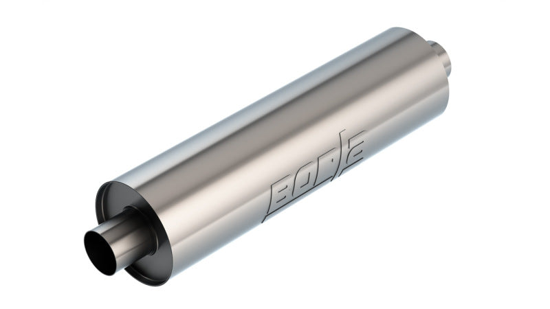 Borla Specialty Muffler 2.75in Center In/Out 6.75in Dia. 24in Body 29in OAL S-Type Un-Notched | Dirty Garage
