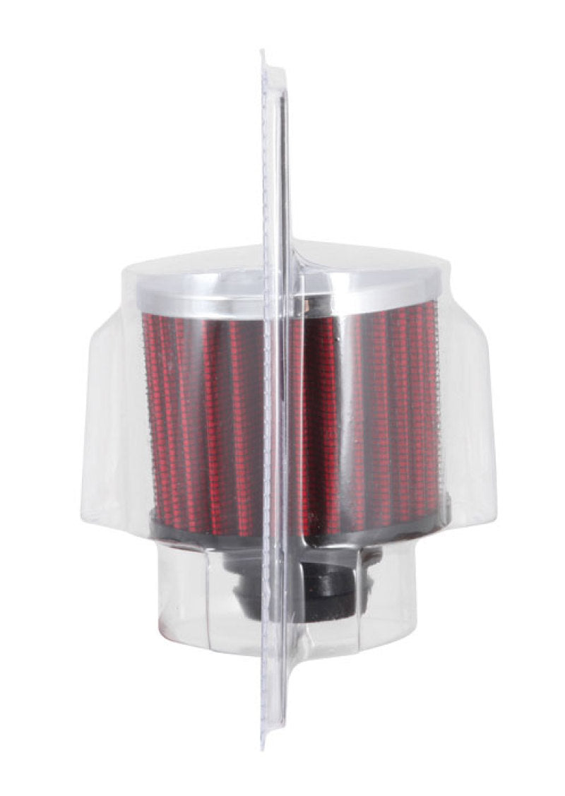 Universal Rubber Base Chrome Top Push-In Crankcase Vent Filter 3in OD x 2-1/2in H. - View 6 | Dirty Garage