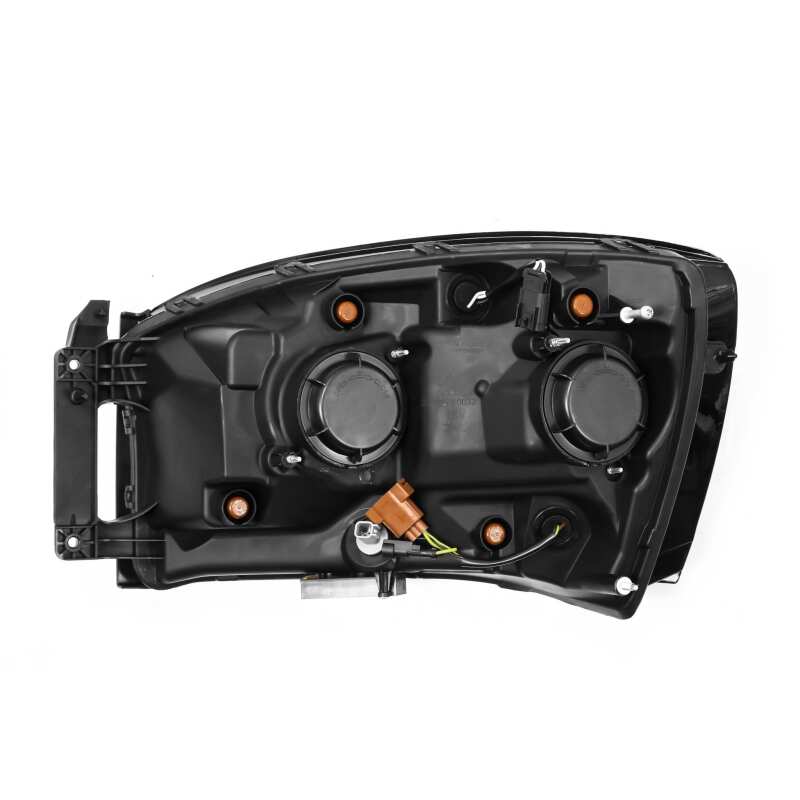 2006-2008 Ram HD Nova-Series LED Projector Chrome Headlights Sequential Signal DRL Amber LED - View 3 | Dirty Garage