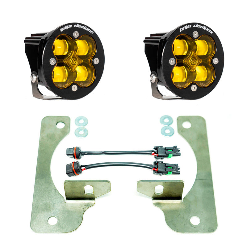 2018-2026 Wrangler JL Squadron-R SAE Amber Fog Light Pocket Kit | Dirty Garage