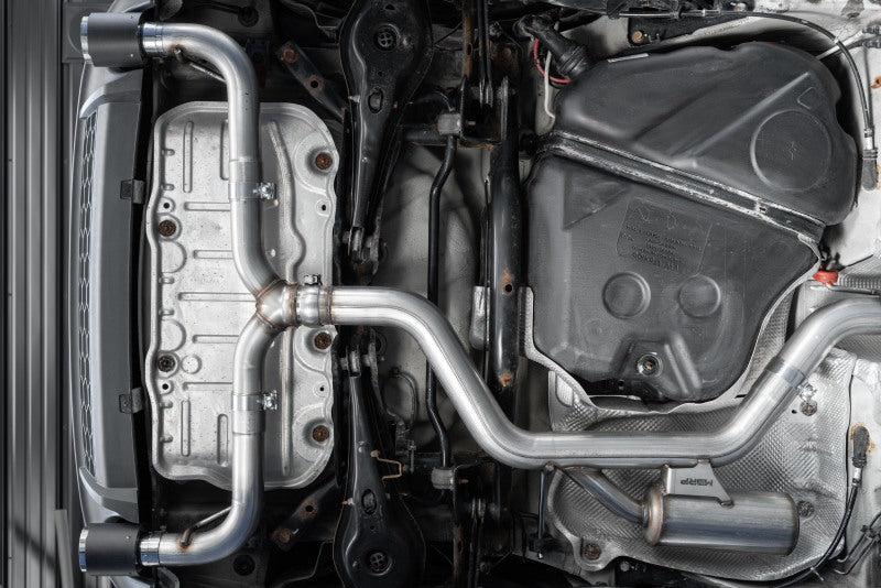 2015-2020 VW Golf GTI 2.0L Turbo 3" T304 Cat Back Exhaust Dual Split Rear Exit - View 3 | Dirty Garage