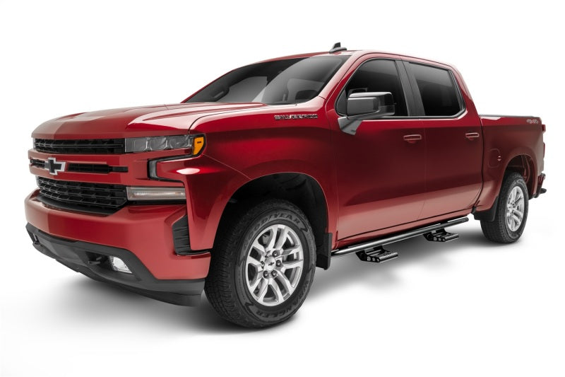 2019-2022 GM 1500 Crew Cab Textured Black 1.75" Cab Length RKR Step System - View 4 | Dirty Garage
