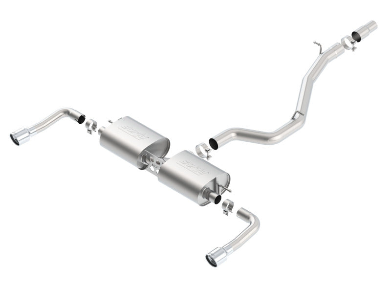 Borla 14-16 Audi A3 Quattro 2.0L Turbo AT/MT RWD 4DR S-Type Cat-Back Exhaust Single Split Rear Exit - View 2 | Dirty Garage