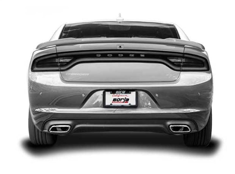 Borla 15-16 Dodge Charger R/T 5.7L No Tip Use Factory Valence Single Split Rear Exit ATAK Exhaust - View 5 | Dirty Garage