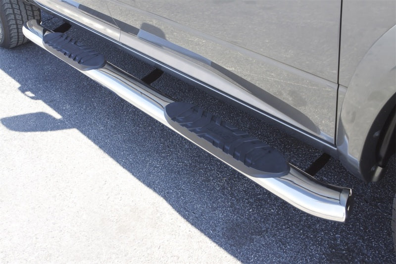 2010-2017 Ram 2500 CC 5" Polished Curved Oval SS Nerf Bars - View 2 | Dirty Garage
