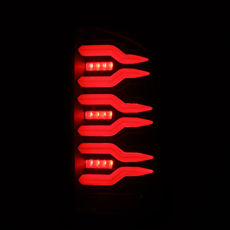 2007-2009 Ram 1500 2500 3500 Luxx-Series LED Tail Lights Pair Black - View 2 | Dirty Garage