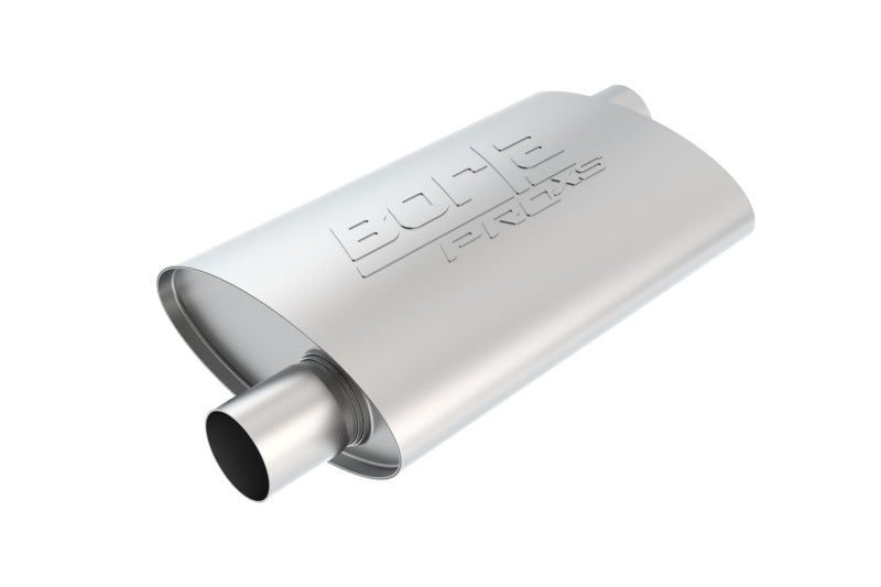 Borla Universal Pro-XS 3in Inlet//Outlet Offset/Offset 14x9 1/2 x 4 Muffler | Dirty Garage