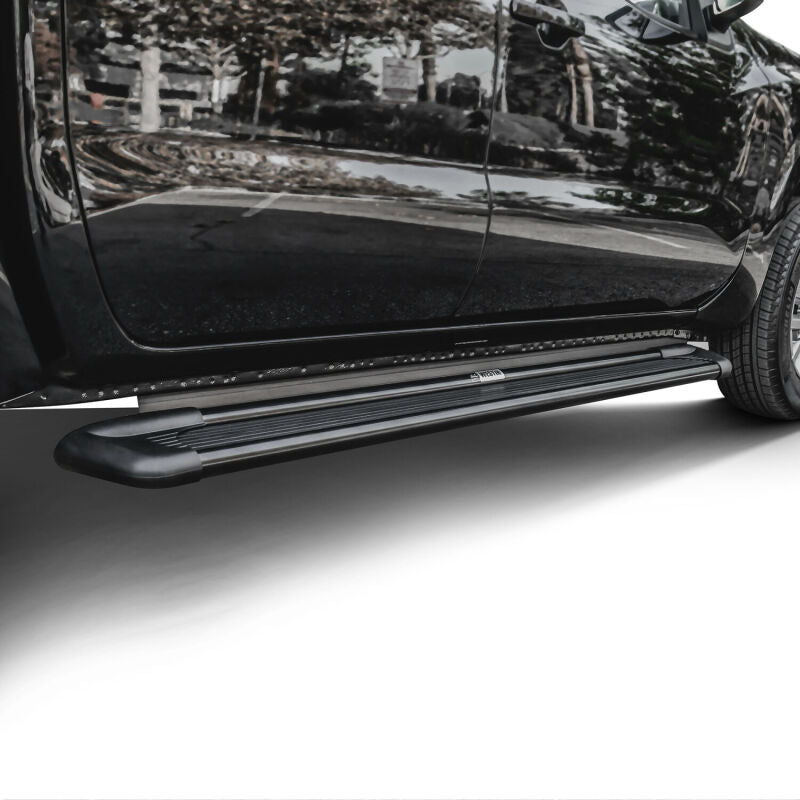 Universal Sure-Grip Series 79" Black Aluminum Running Boards- - View 14 | Dirty Garage