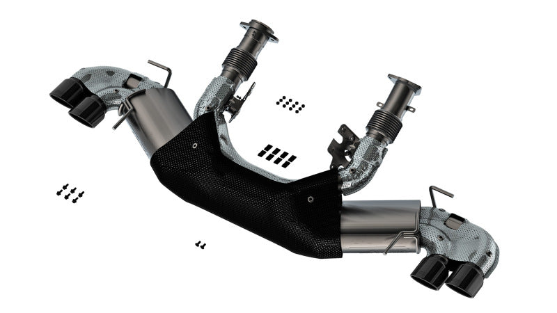 Borla 20-23 Chevy Corvette 6.2L V8 AT w/o NPP 3in ATAK Catback Exhaust - Black Chrome Tips | Dirty Garage