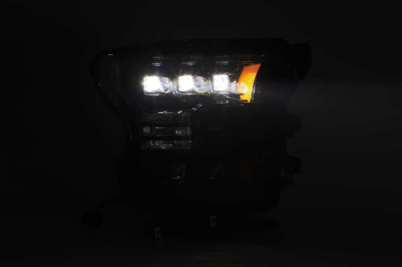 2015-2020 F-150 & Raptor Nova-Series LED Projector Headlights Plank Style Alpha Black Sequential Signal - View 6 | Dirty Garage