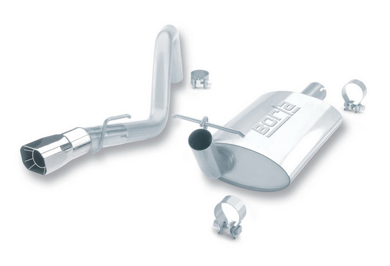 Borla 91-95 Jeep Wrangler YJ 4.0L 6cyl 4WD 2Dr SS Single Right Rear Exit Cat-Back Exhaust | Dirty Garage