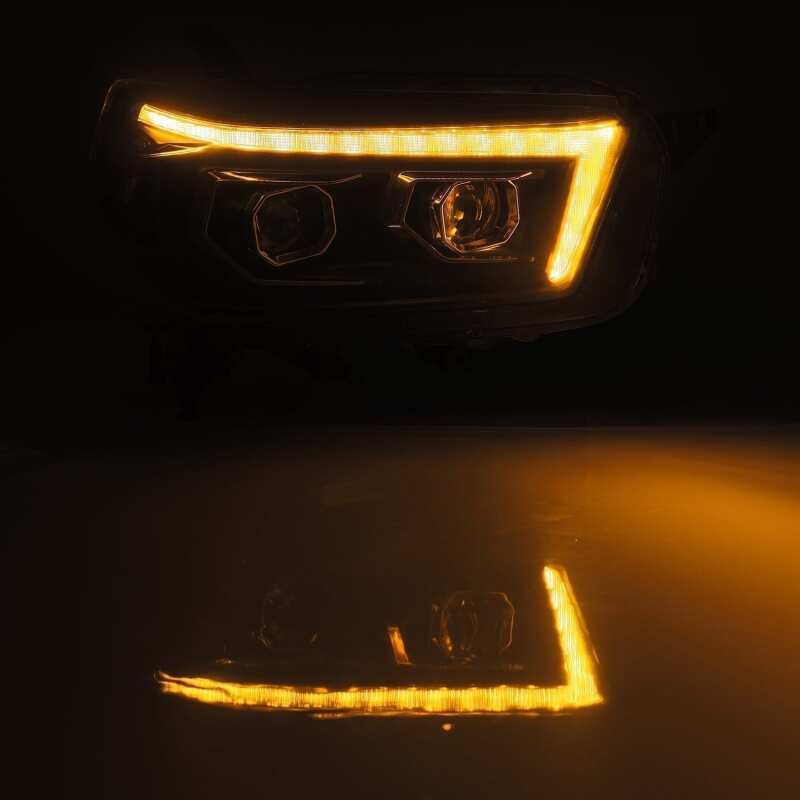 2010-2013 4Runner Pro-Series Projector Black Headlights Sequential Signal DRL - View 2 | Dirty Garage