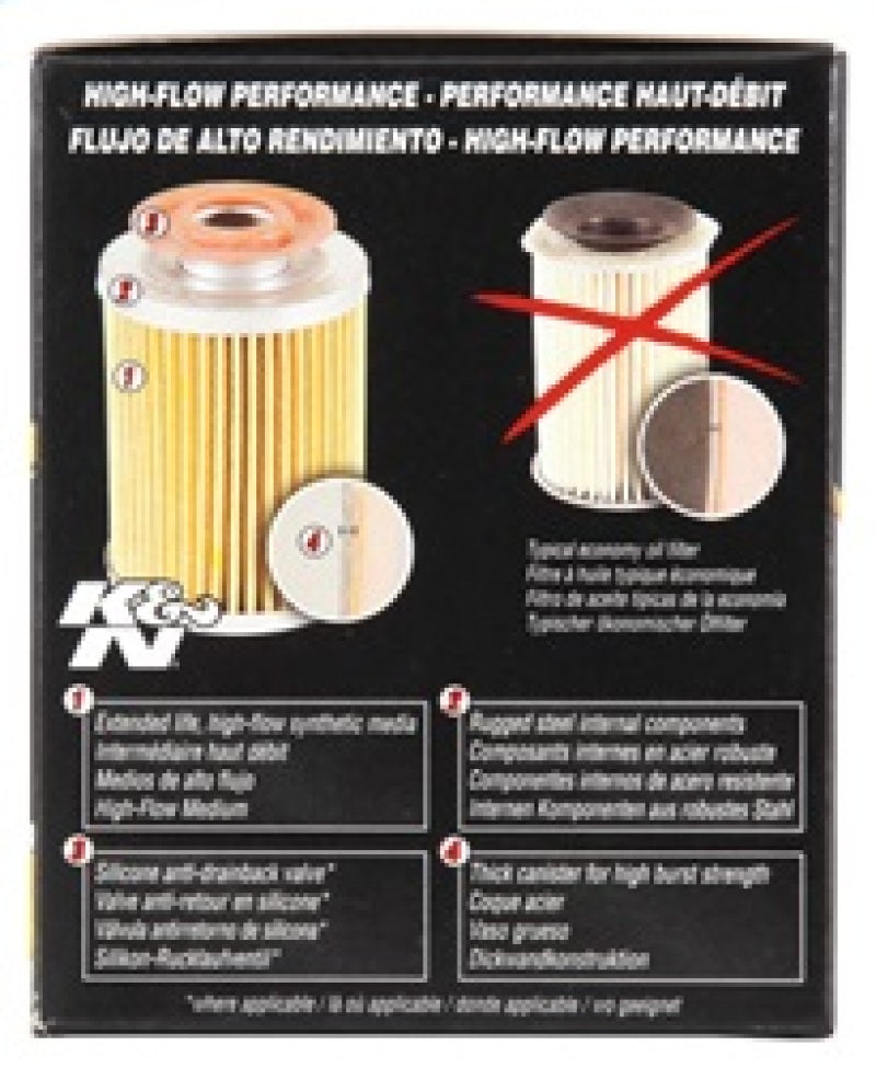 Universal Chevy/Pontiac/GMC/Performance Gold Oil Filter - View 12 | Dirty Garage