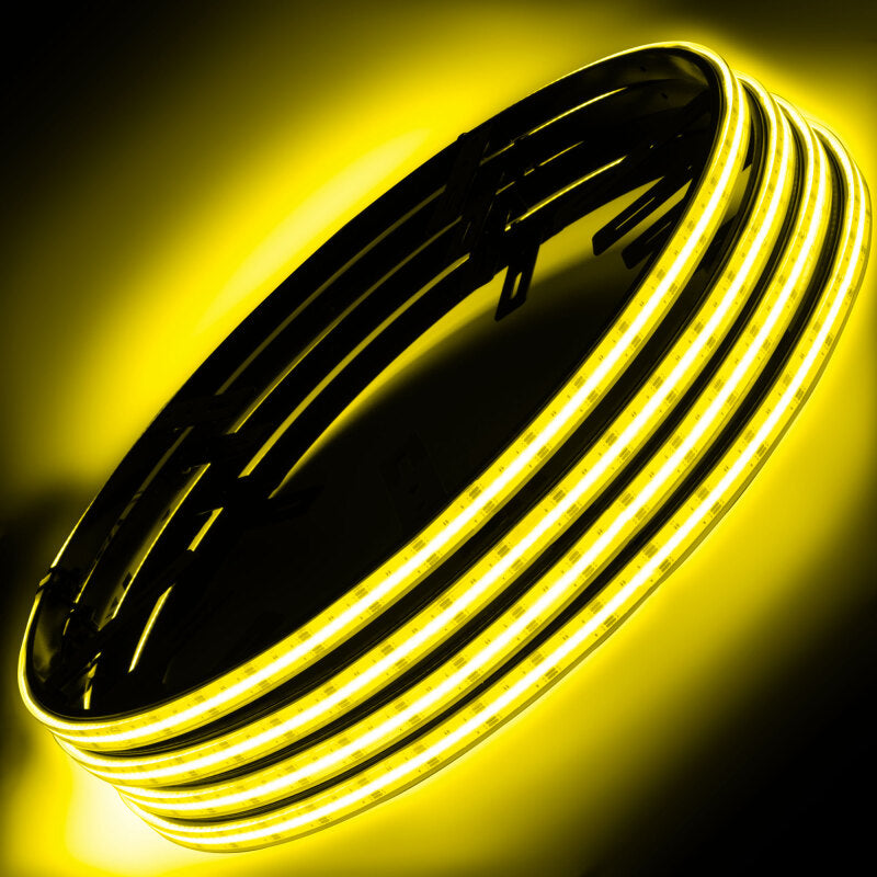 Universal LED Illuminated Wheel Rings 16.5" PLASMA ColorSHIFT w/ BC2 Bluetooth Controller - View 4 | Dirty Garage