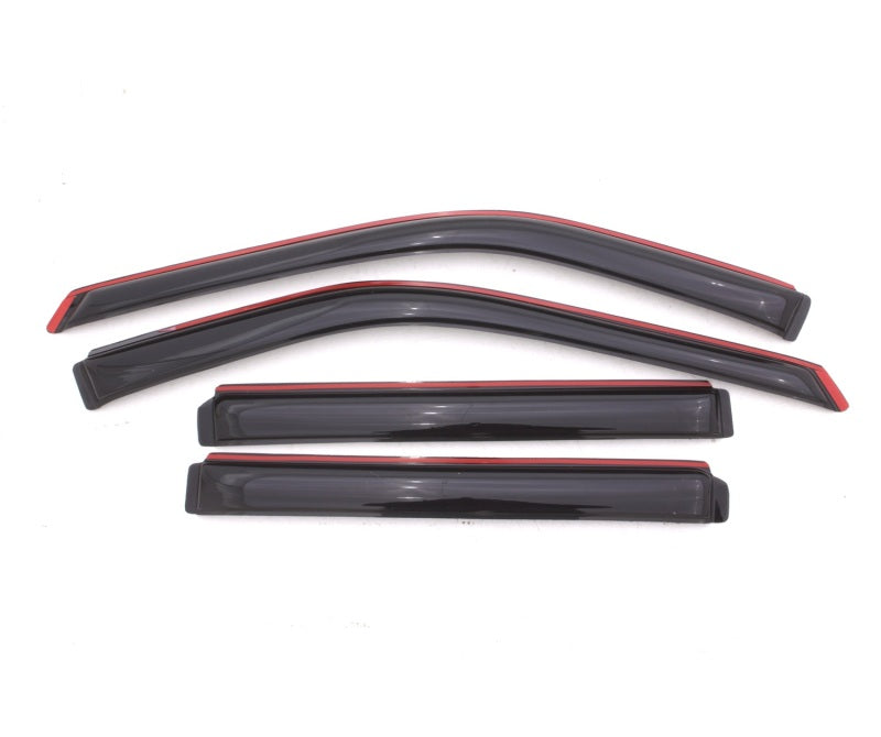 2011-2018 Explorer Front Rear Window Deflectors Smoke 4-Piece - View 9 | Dirty Garage