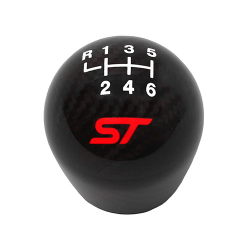 2013-2017 Focus ST Black Carbon Fiber 6 Speed Shift Knob - View 8 | Dirty Garage