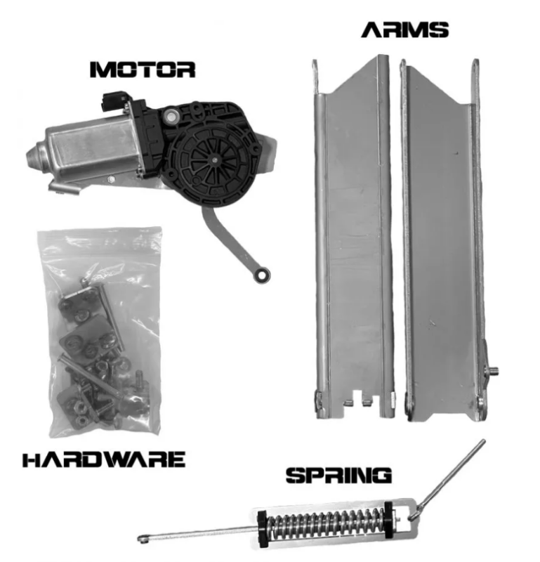Rock Slide Rebuild Kit Step Slider - 4 Door Driver Side (Gen 3) | Dirty Garage
