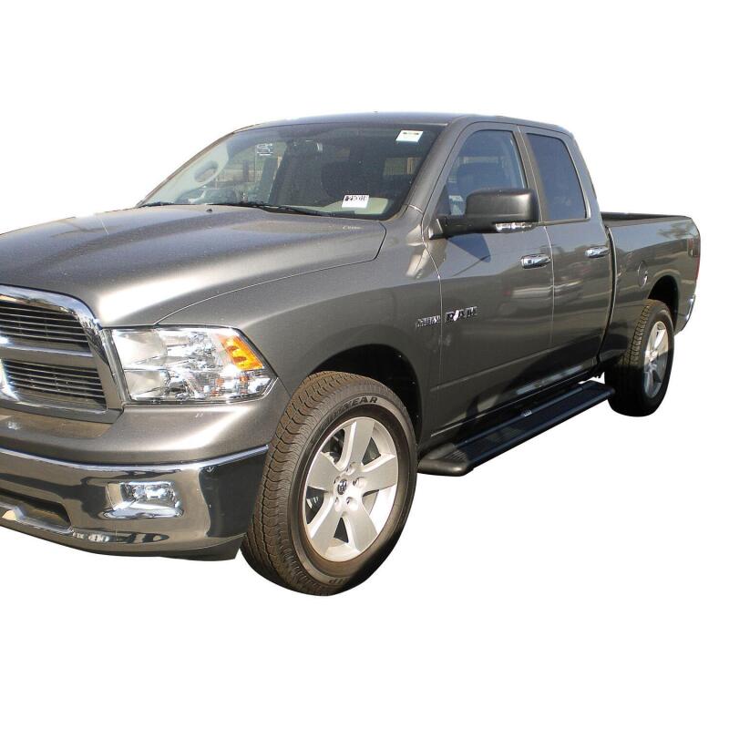 2009-2026 Ram 1500/HD Quad/Crew Cab Black Running Board Mount Kit - View 2 | Dirty Garage
