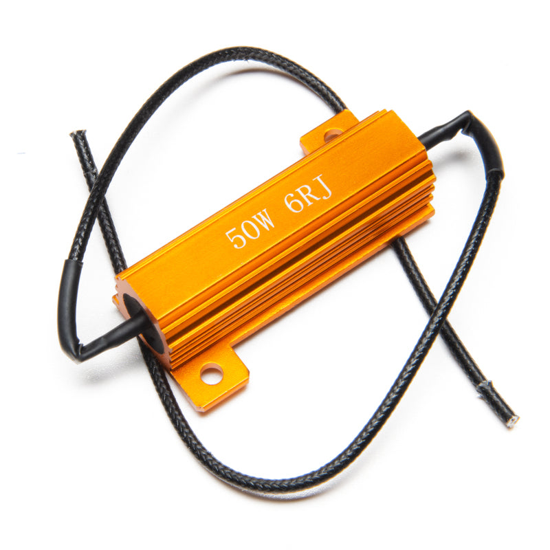 Universal LED Load Equalizer 50w 6ohm Resistor for Turn Signal Rapid Flash - View 4 | Dirty Garage