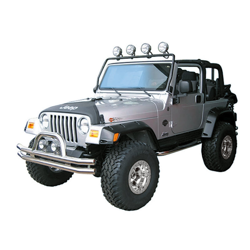 Rugged Ridge 97-06 Jeep Wrangler TJ Black Full Frame Light Bar | Dirty Garage