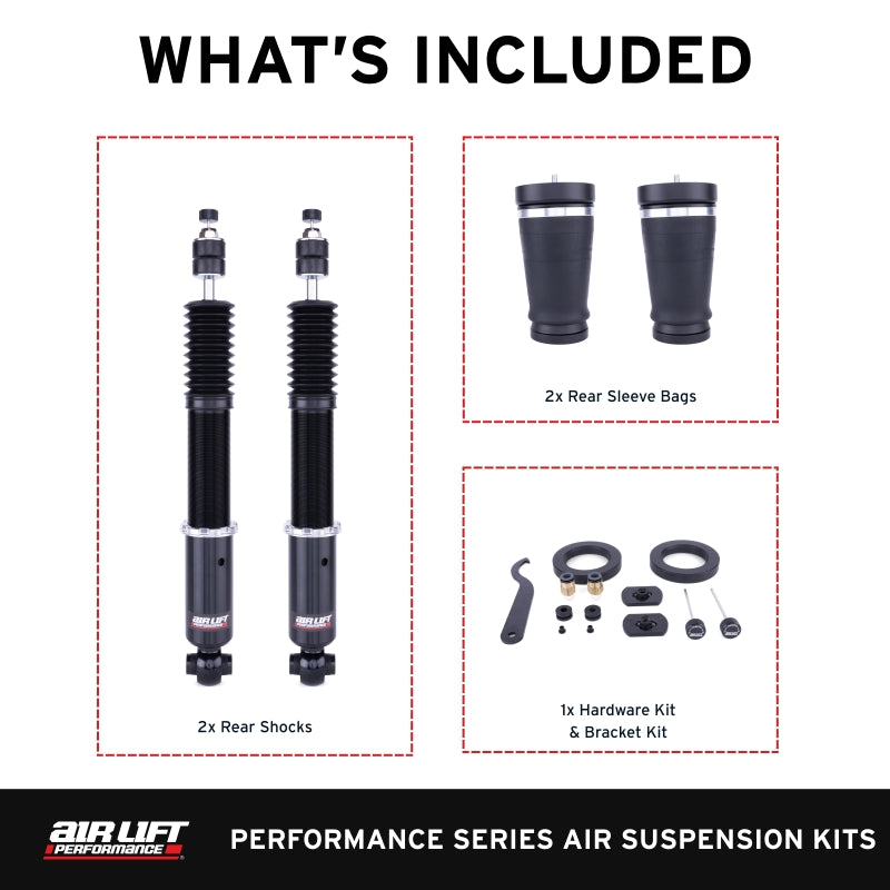 2005-2014 Mustang S197 Rear Air Suspension Kit - View 4 | Dirty Garage