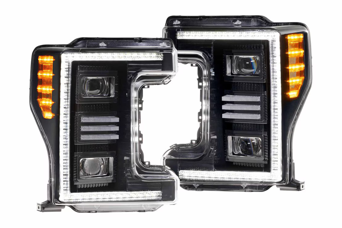 2017-2019 Super Duty XB Hybrid LED Headlights (LF554.2) - View 2 | Dirty Garage