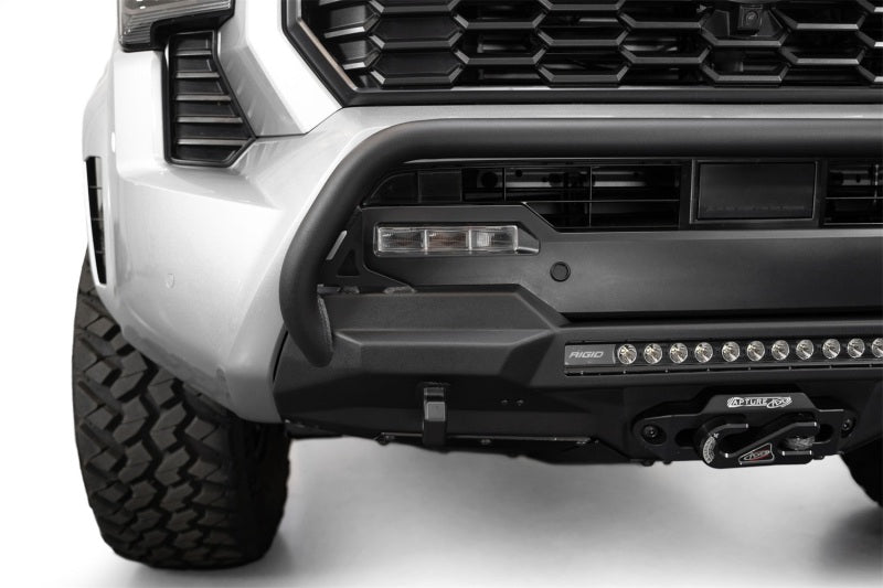2024-2025 Tacoma Stealth Center Mount Winch Front Bumper with Top Hoop - View 5 | Dirty Garage