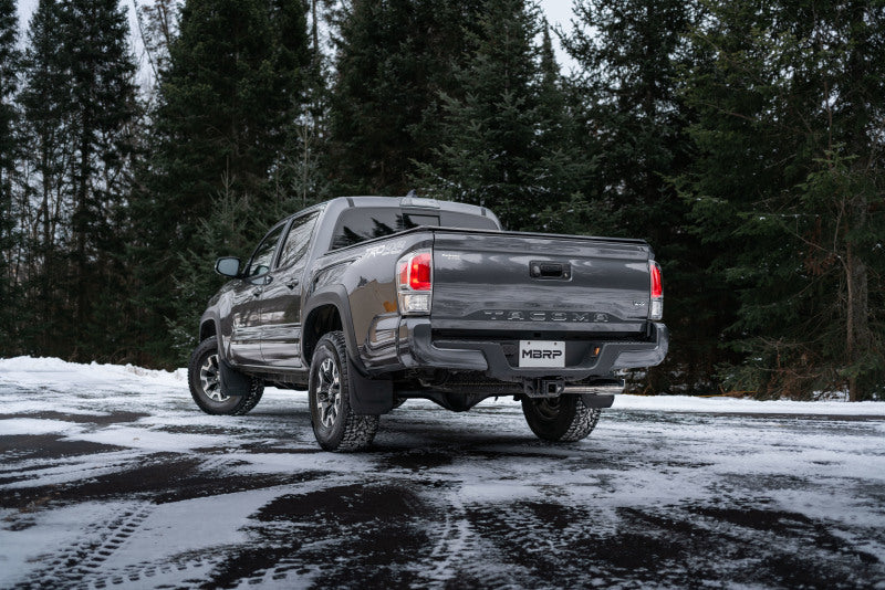 2016 Toyota Tacoma 3.5"L Cat Back Single Side Exit Black Exhaust System - View 7 | Dirty Garage