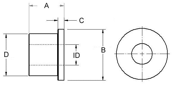 1.75 Inch Universal Bushing Halve - View 2 | Dirty Garage