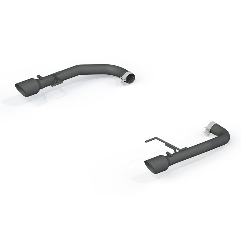 2015-2017 Mustang GT 5.0 2.5" Axle Back Kit Black Coated 4" OD Tips | Dirty Garage
