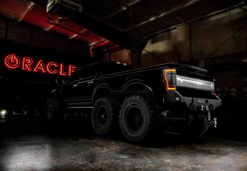Oracle Lighting 17-22 Ford F-250/350 (Black Series) Flush Mount LED Tail Lights - View 7 | Dirty Garage