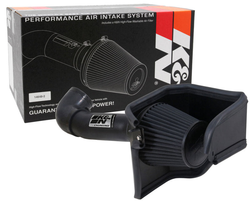 Universal Dodge/5.7/6.1L V8 Black Performance Intake Kit - View 13 | Dirty Garage