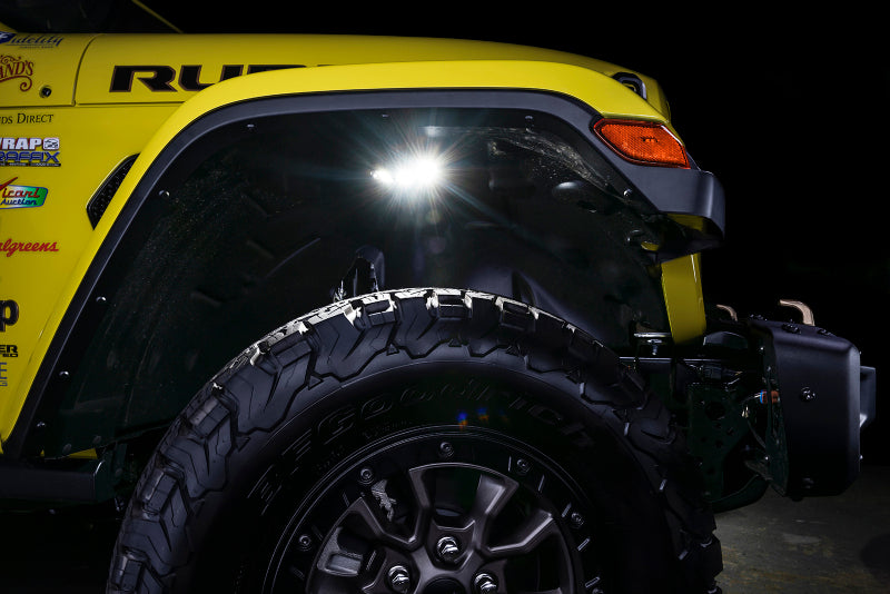 Universal Underbody RGBW Wheel Well Rock Light Kit 4 PCS ColorSHIFT - View 18 | Dirty Garage