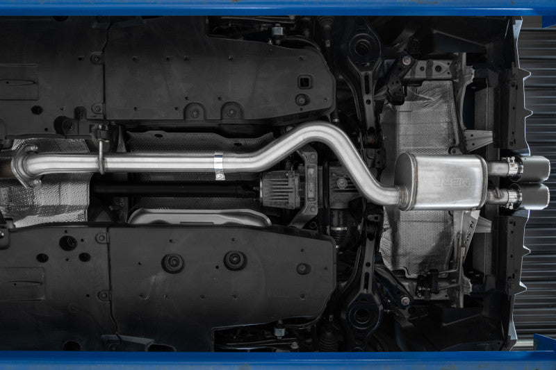 2023 Corolla GR 1.6L T304 SS 3" Cat-Back Dual Center Rear w Carbon Fiber Tips - View 2 | Dirty Garage