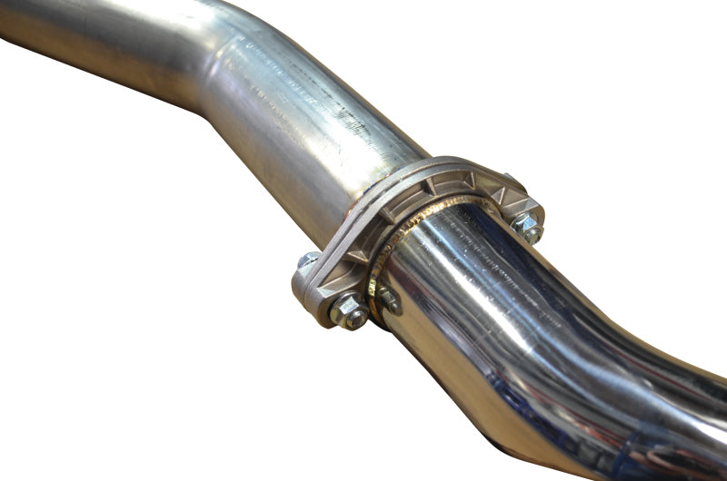 2016-2020 Civic 63mm SS Cat-Back Exhaust Dual Burnt Titanium Tips - View 4 | Dirty Garage