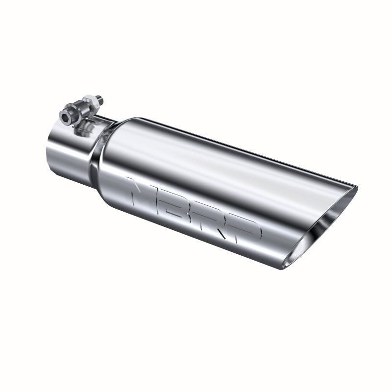 Universal 3" OD Dual Wall Angled 2" Inlet 12" Length Tip | Dirty Garage