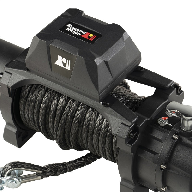 Rugged Ridge Trekker S10 Winch 10000lb Rope Wireless - View 4 | Dirty Garage