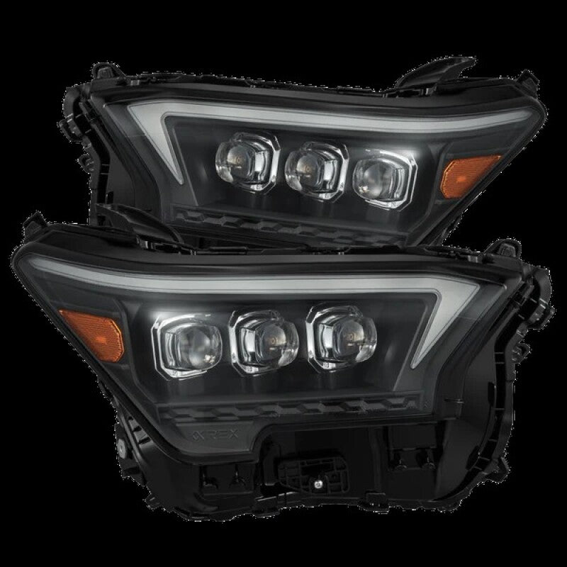 2024-2025 Tacoma Nova-Series LED Projector Black Headlights Active Light Sequential Signal DRL - View 2 | Dirty Garage