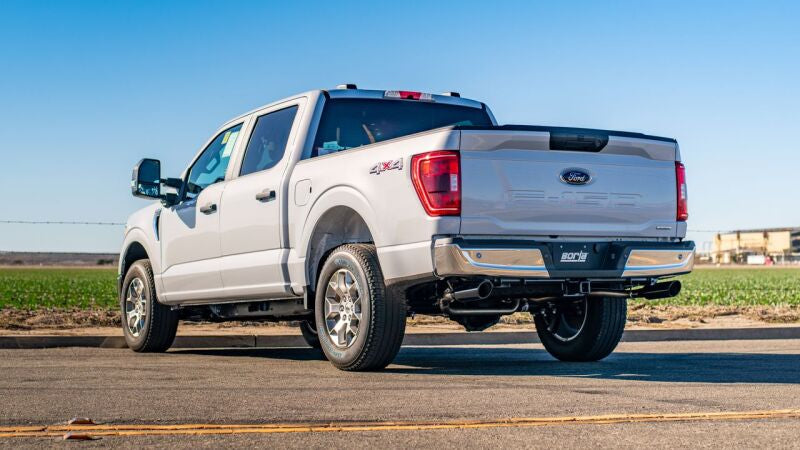 Borla F-150 2021 2.7L/3.5L 4dr CC SB EC STB Lar/KingR/Plnm/LTD 3/2.25 SRE CB Touring BLK CHR Tips - View 2 | Dirty Garage