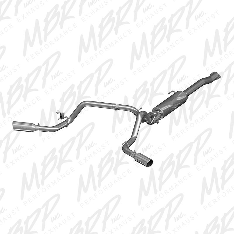 2016 Tacoma 3.5"L EC CC Cat Back Dual Split Exit T409 Exhaust - View 2 | Dirty Garage
