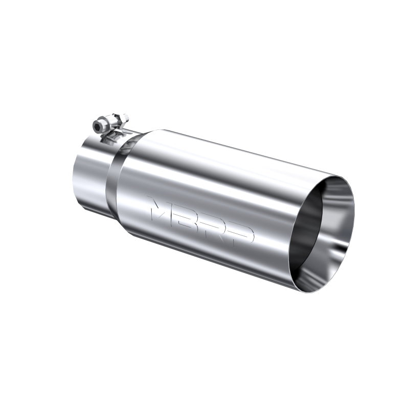 Universal 5 OD Dual Wall Straight 4" Inlet 12" Length Tip - View 2 | Dirty Garage